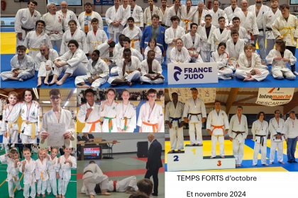 TEMPS FORTS du Truyes Judo Club pour ce début de saison 2024-25 (octobre novembre 2024)