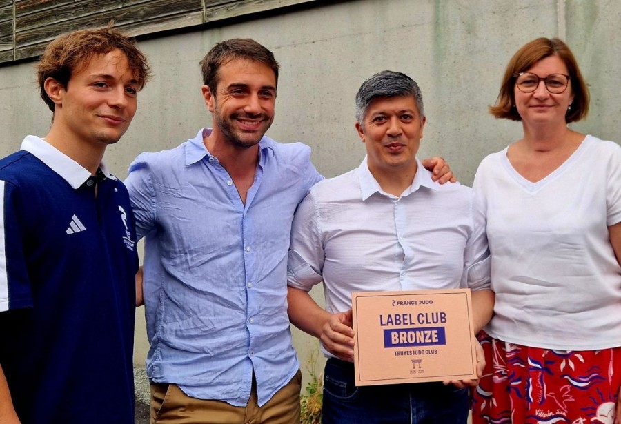 LE TRUYES JUDO CLUB RENOUVELLE SON LABEL BRONZE !
